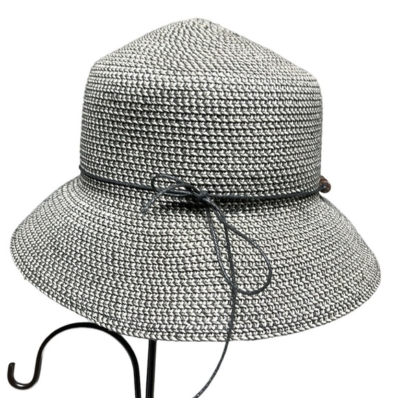 croft & barrow Accessories - Packable Cloche Hat Black , Tan & Gray